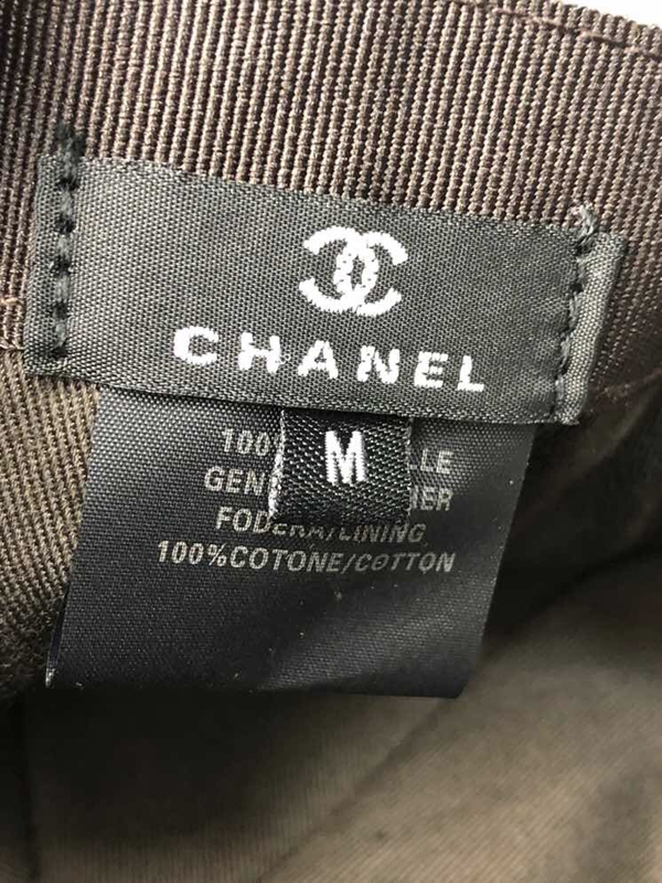 ブランド帽子素材ディテール